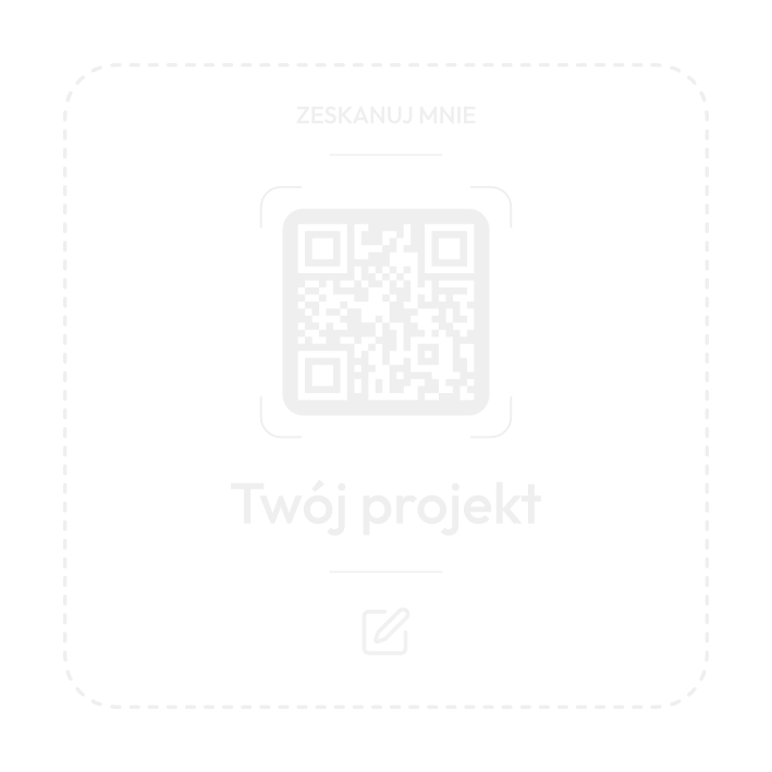 Tabliczka QR - Własny Wzór