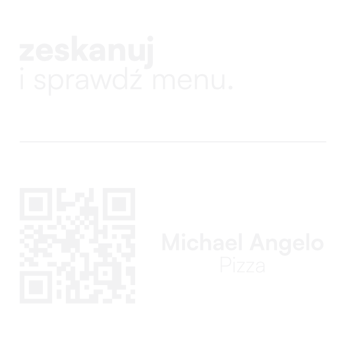 Tabliczka QR - Frame