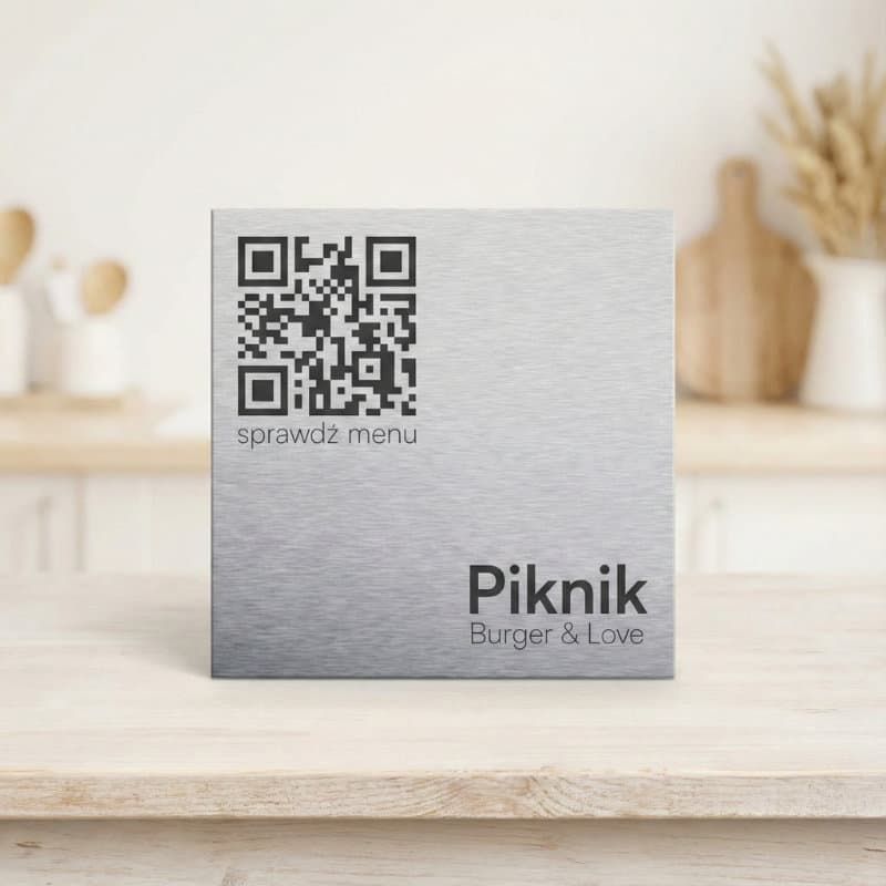 Tabliczka QR w strefie hotelowej